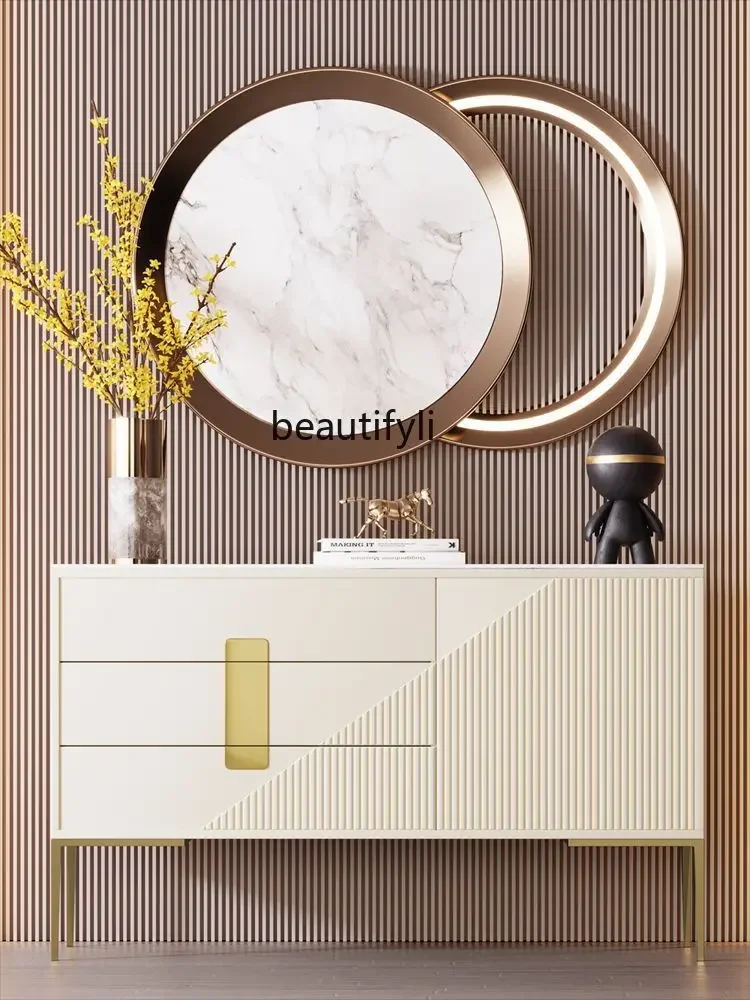 Modern Minimalist Sideboard for Home Use, Suitable for Various Sizes of Living Rooms, Multifunctional Entryway Storage Cabinet