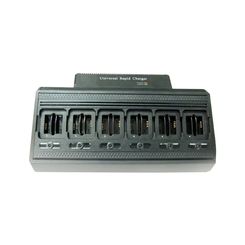 

Intelligent Rapid 6-Way Unit Charger for Motor ola Kenwood ICOM Hytera POC Radios and Batteries