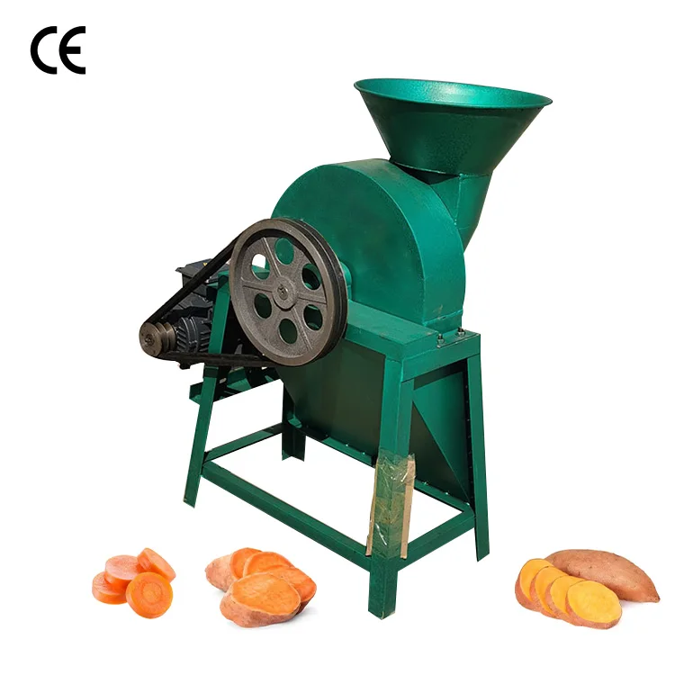 

Herb Slicer Machine Sweet Potato Cassava Slicing Machine Diesel Engine Operated
