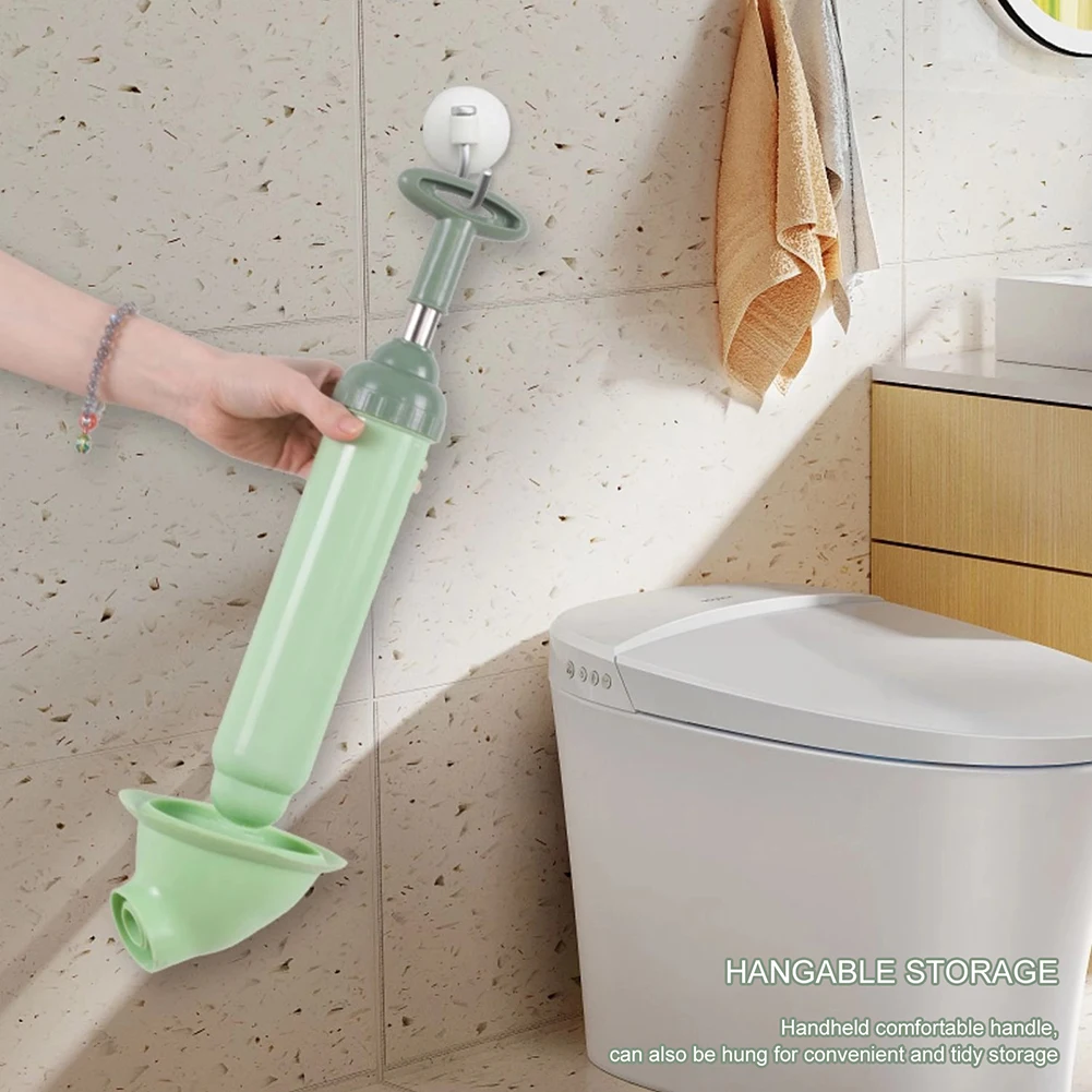 High Pressure Toilet Unblock Manual Vacuum Unclogging Device Toilet Unblocker Toilet Sewer Dredging Plunger Bathroom Accessories