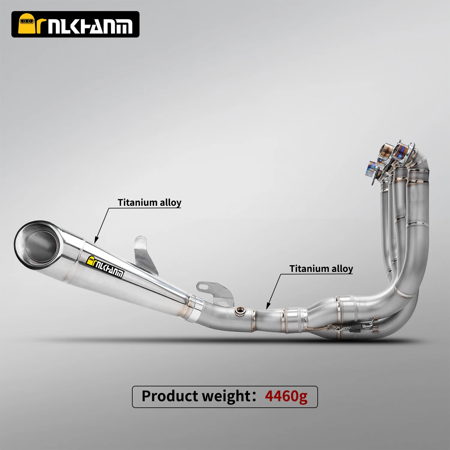 لعادم الدراجة النارية NINJA H2 H2R NlkHanm Ti. تعديل القسم الكامل للسبائك لـ H2 H2R 2015-2025 #2