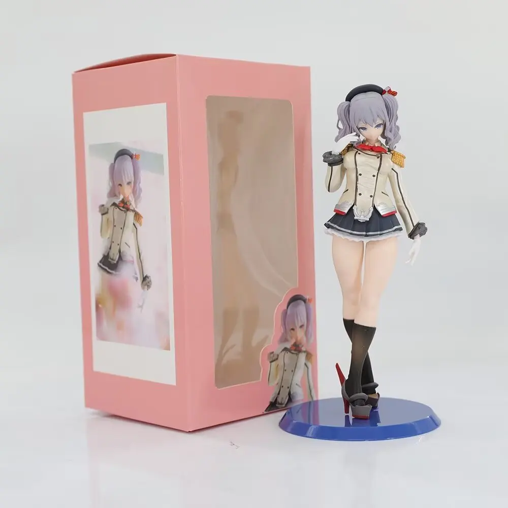 24CM Kantai Collection Figure Kan Colle Kashima Hibiki Azur Lane Anime Girl PVC Action Figure Toy Game Statue Model Doll