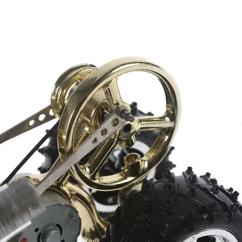 Klassisches Metall-Stirling-Automotor, Motor, Physik, experimentelles Spielzeug, Geschenke, Retro-Metall, Wissenschaft, für 3XUF – Detail 3