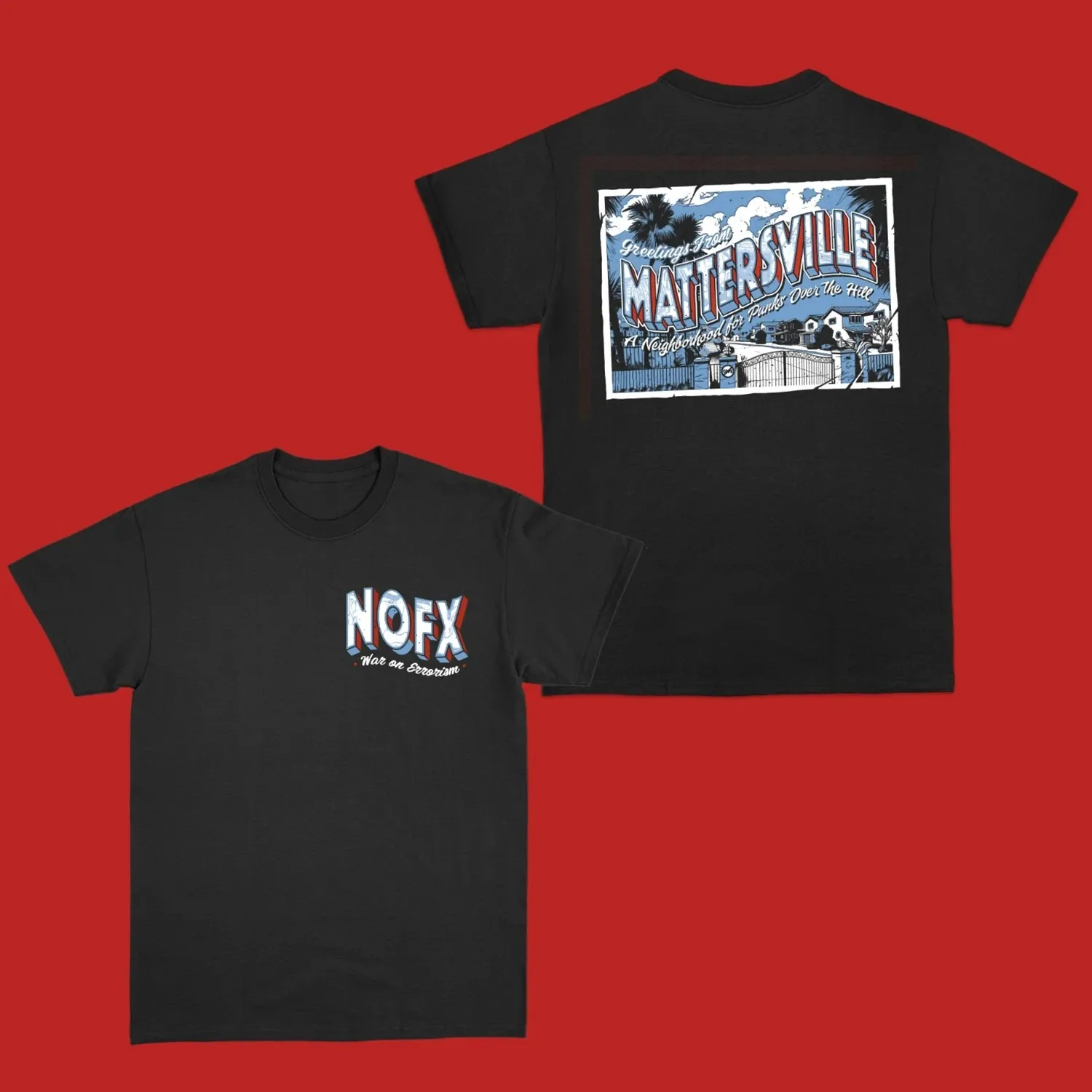 Hot Sale NOFX Punk Band Album Rock Shark Graphic Print T-shirt Men Women Casual Oversized Streetwear Fashion Top Summer New Tee