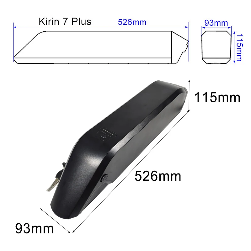 KIRIN 7 Plus 21700 Electric Bicycle Battery 48V 52V 20Ah 21Ah Samsung Panasonic Cells for 1500W 1000W 750W 500W Bafang Motor