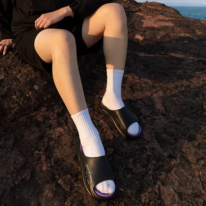 Men's and Women's Professional Design Large Size Eva Slippers Trendyy Student Couple Slippers Outdoor Wear Non-Slip Slippers Wom