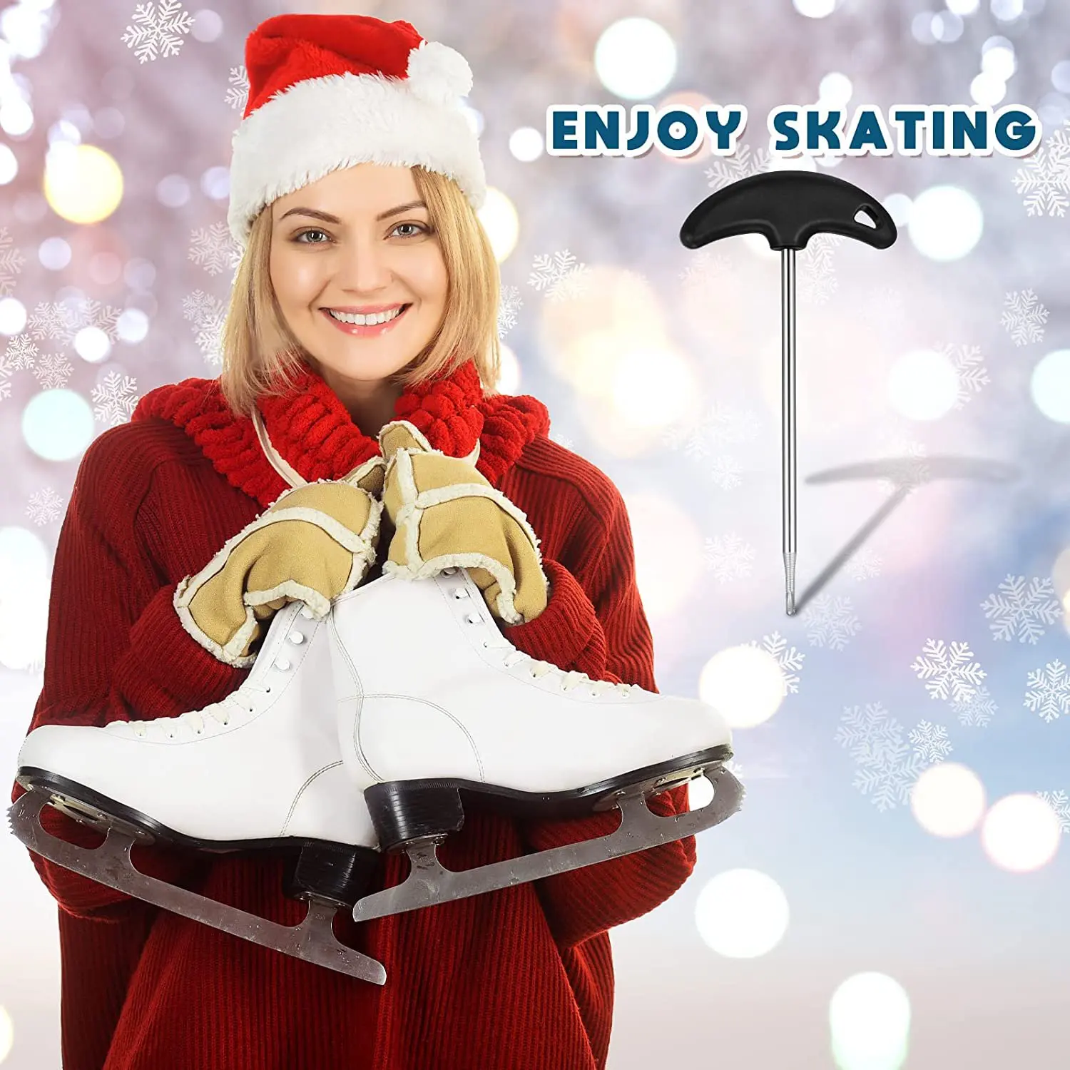 2 шт., натяжитель для хоккейных коньков из нержавеющей стали, инструмент для ключей, съемник шнурков для обуви, инструмент для роликовых коньков для льда, хит продаж