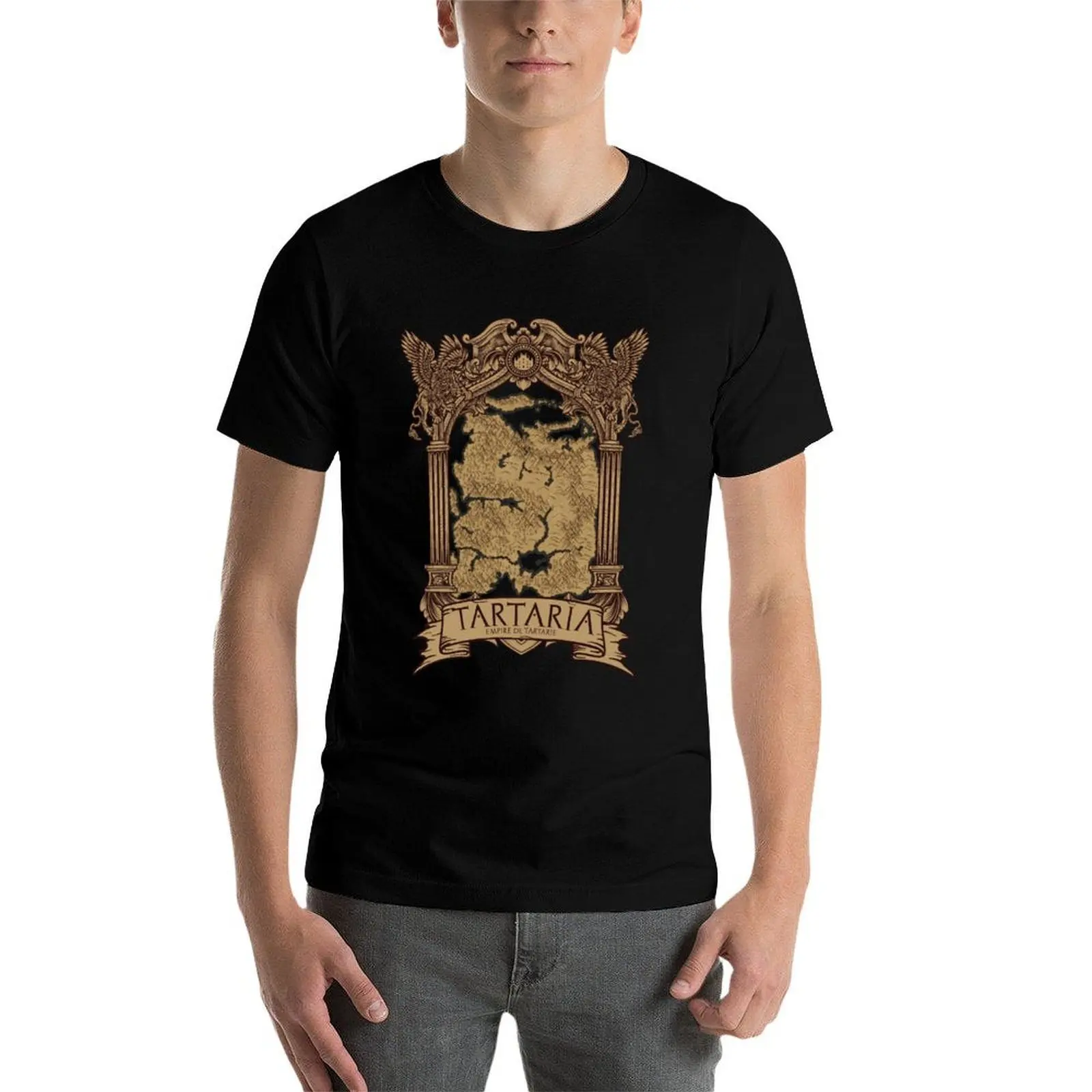 Map of Tartaria - Empire de Tartarie - Tartarian Empire Griffin - Original Artwork T-Shirt