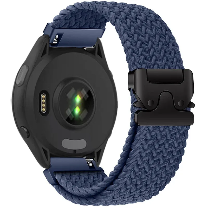 20mm 22mm Parachute Loop Strap Voor Garmin Venu 4 3 2 SQ band Voor forerunner 165/255/265/570 Armband Vivoactive 4 5 6 Horlogeband