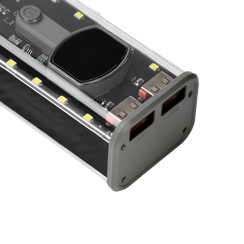 PD 22,5W Schnelllade-Powerbank-Gehäuse 4-Zellen 21700 Batteriegehäuse Lötfreies DIY-Powerbank-Gehäuse Mobiltelefon-Stromversorgung – Detail 13