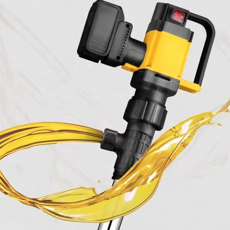 

220V Portable Cordless Chemical Pump Electric High Viscosity Liquid Barrel Oil Pump Oil Electric Battery