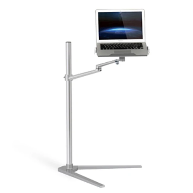 Adjustable Lazy Floor Supports Aluminum Tablet Floor Stand Phone Holder Laptop Tray
