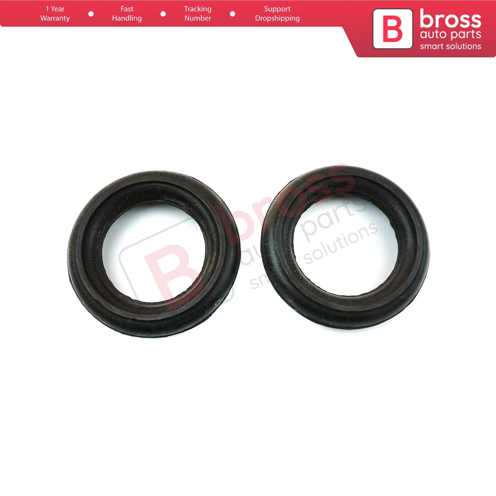 Bross BSP4 Exhaust System Rubber Hanger Strip Middle Silencer Mounting 852711 for Opel Mazda Kia Nissan Toyota Daihatsu Vauxhall