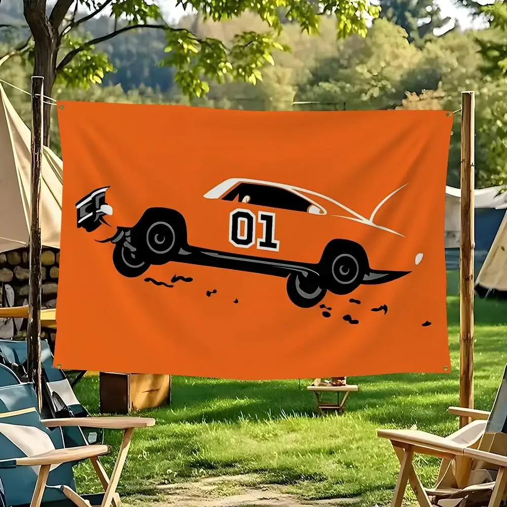 TV Series The Dukes of Hazzard Flags flag For Decoration Outdoor Picnic Hanging Home Camping Party Banner