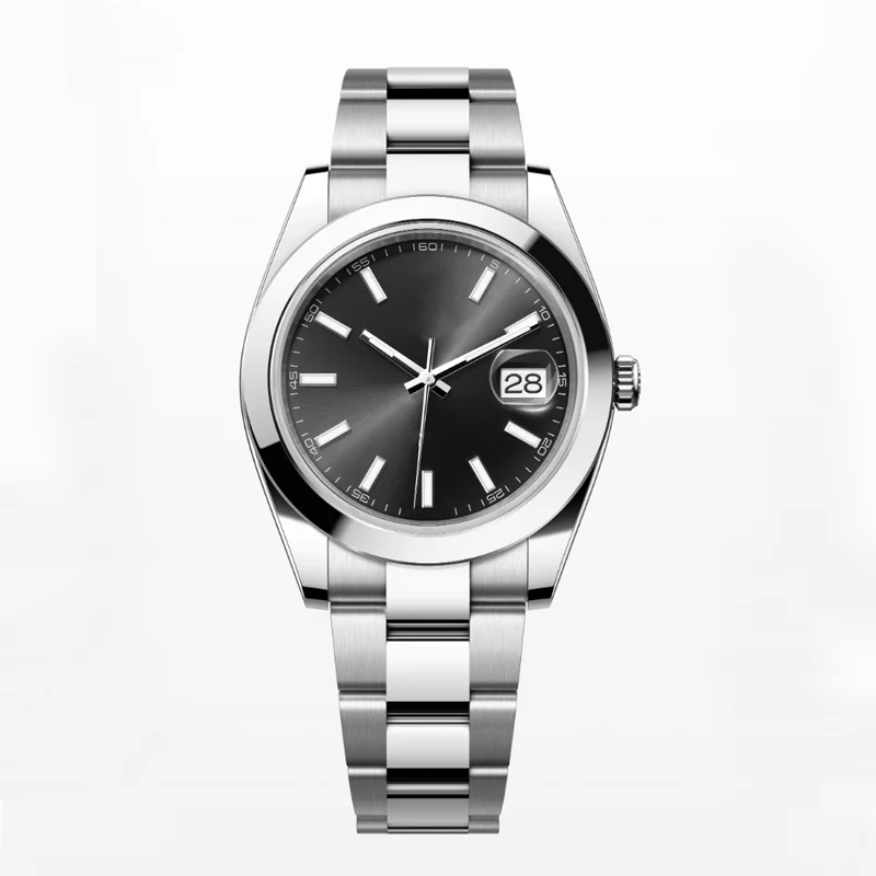 Premium brand watches Calendar Log 41mm Men's Watch Automatic Mechanical Movement Sapphire Men Waterproof Stainless Steel Watch