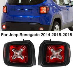 For Jeep Renegade 2014 2015 2016 2017 2018 LED Car Rear Bumper Tail Light Rear Brake Light Tail Lamp Assembly 51953119 51953120