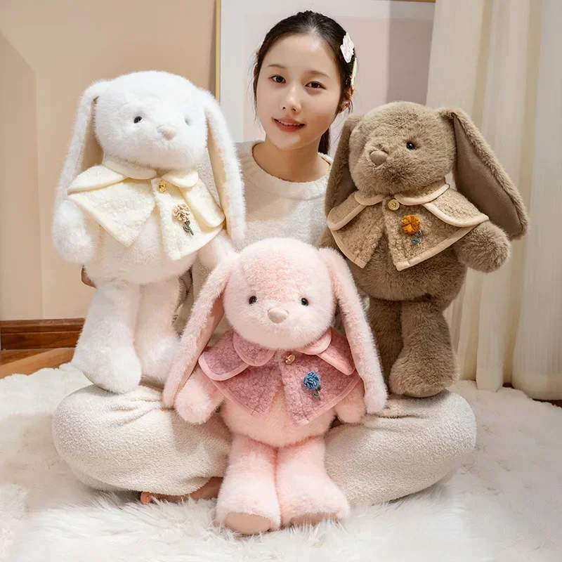 

New High Quality Sweet Cute Rabbit Plush Toy Pink Plush Soft Comfortable Doll Suitable For Room Decoration Girl Birthday Gift