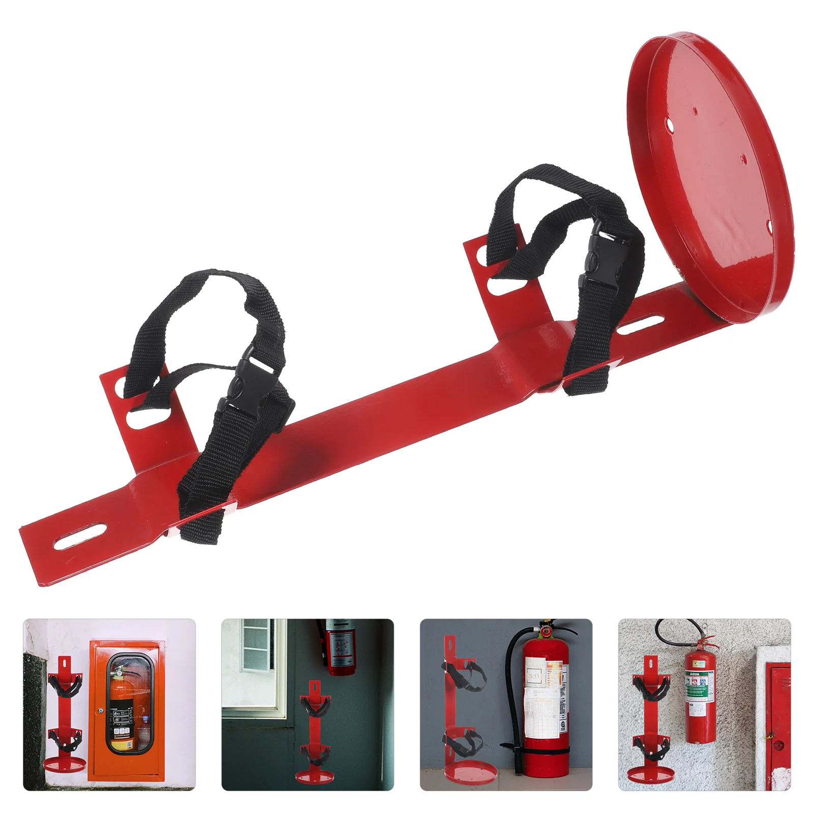 

Universal Fire Extinguisher Bracket Extinguishers Mounting Polyester Tank Holder