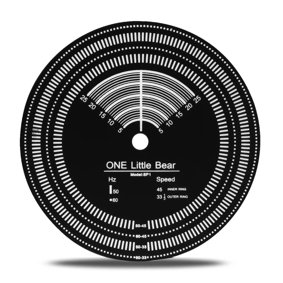 Nobsound 50/60Hz Luz estroboscópica de velocidade + disco tacômetro para toca-discos LP Records Acessórios para reprodutor de fonógrafo