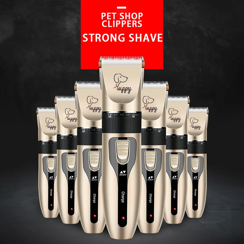 Dog Clipper Pet/Cat/Rabbit Hair Clippers Grooming  Haircut Professional Trimmer Shaver Set Pets Cordless Rechargeable Promotions image 2