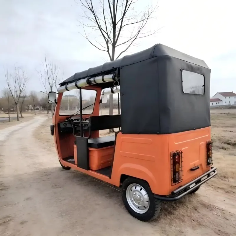 2026 Electric New Energy Three-Wheeler Closed Body 5-Passenger for Commercial Use