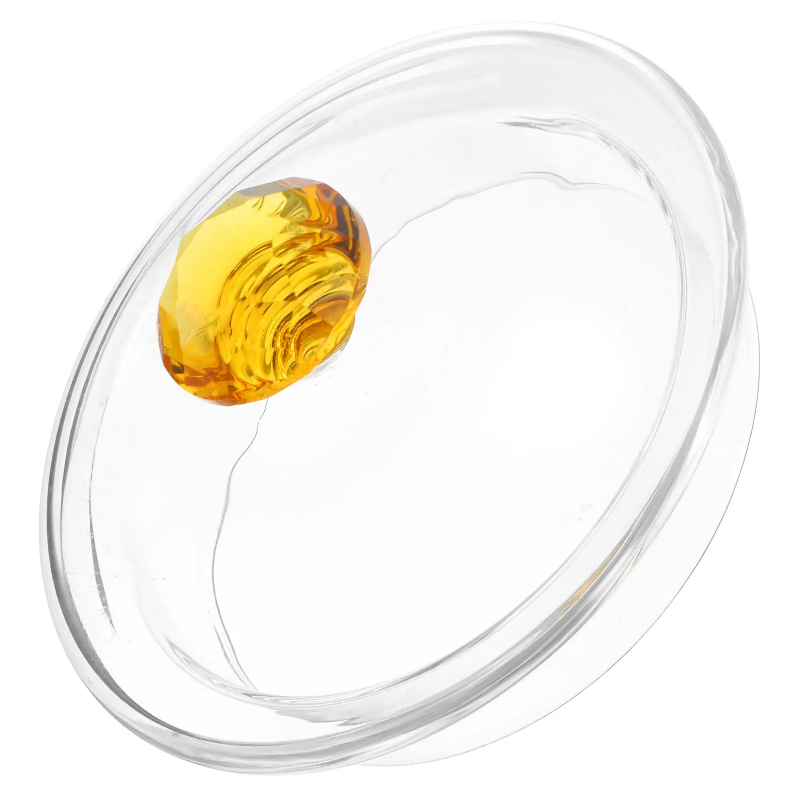 Replacement Glass Teapot Lid Transparent Tight Seal for Observing Steeping Color Flavor Preservation Tea Kettle Pot Lid