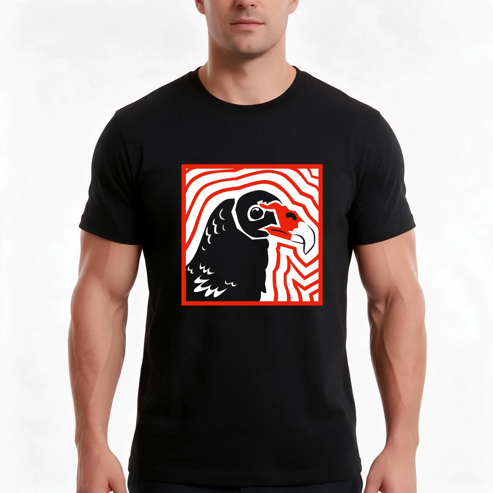 Love for the Unloved - Turkey Vulture T-Shirt, Summer Casual Cotton Tee, Oversized Streetwear Tops, Vintage Graphic Print