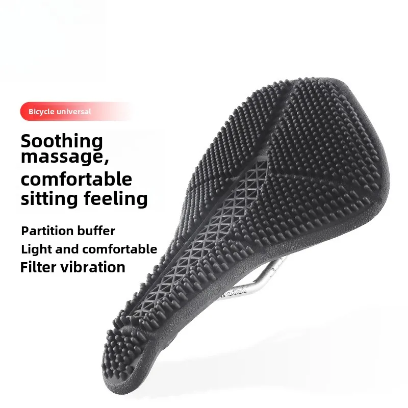 

Bicycle Shock Absorbing Breathable Sports Cycling Saddle Race Soothing and Massage Saddle Accessories