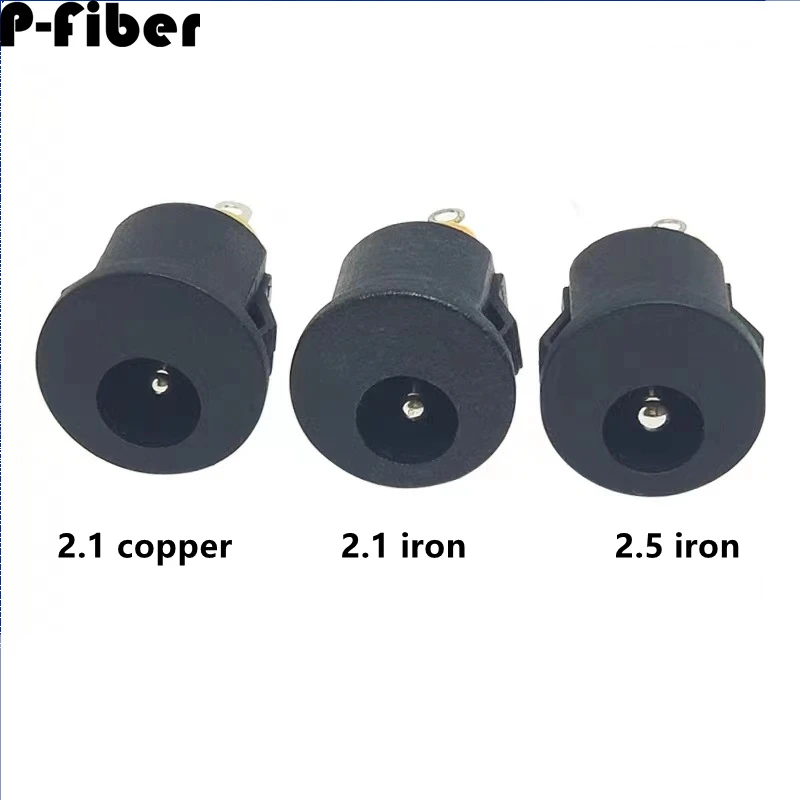 Dc-022a 100pcs with buckle DC female base inner diameter 5.5 inner pinhole 2.1mm/2.5 power socket dc022k