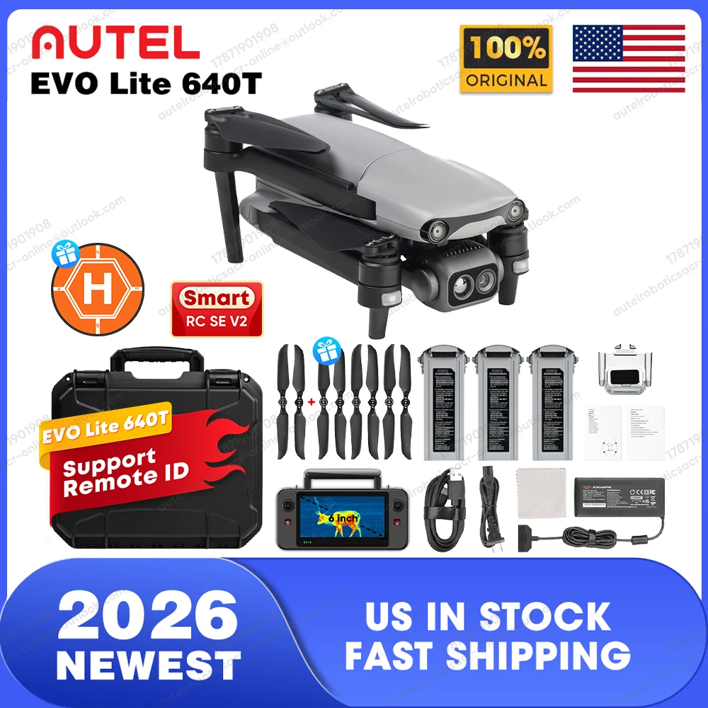 

Autel Robotics EVO Lite 640T Thermal Drone, with AI Target Recognition and Positioning Design