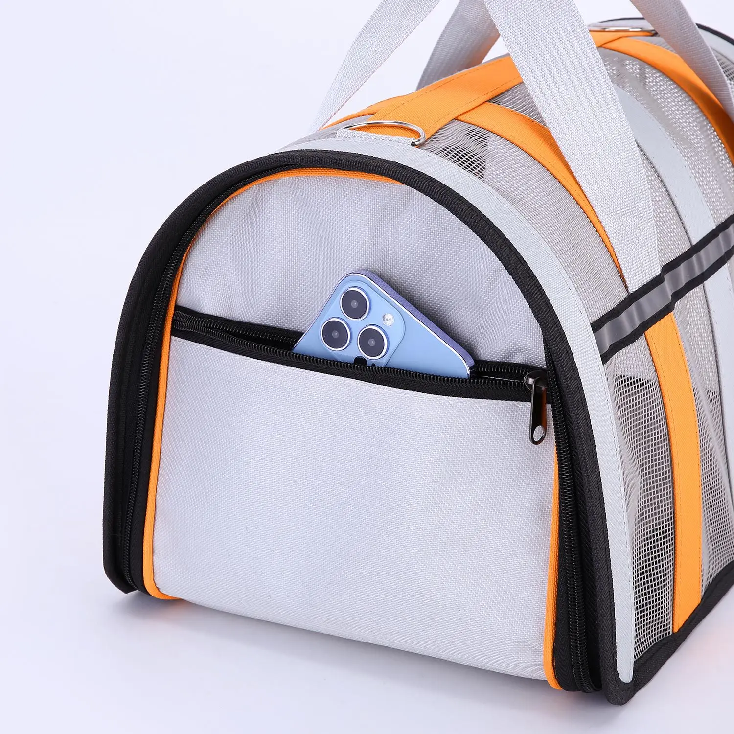 Cat bag, pet bag, foldable large capacity portable bag for outdoor use, breathable, suitable for all seasons, small dog pet