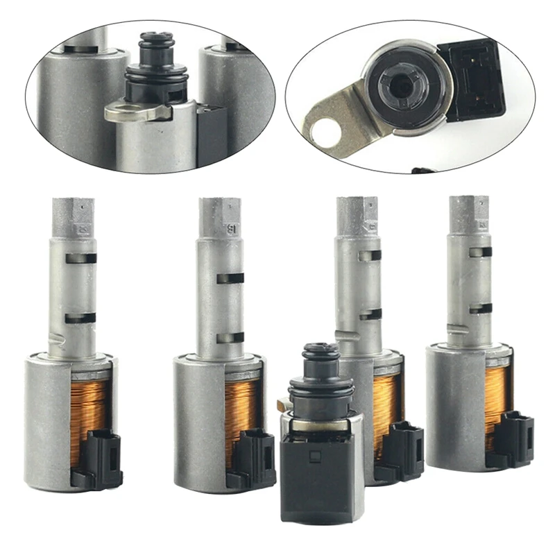 STPAT 5PCS RE0F11A JF015E CVT Automatic Transmission Solenoid Kit For Nissan Sentra Versa Chevrolet Spark Suzuki Swift 2012-2015