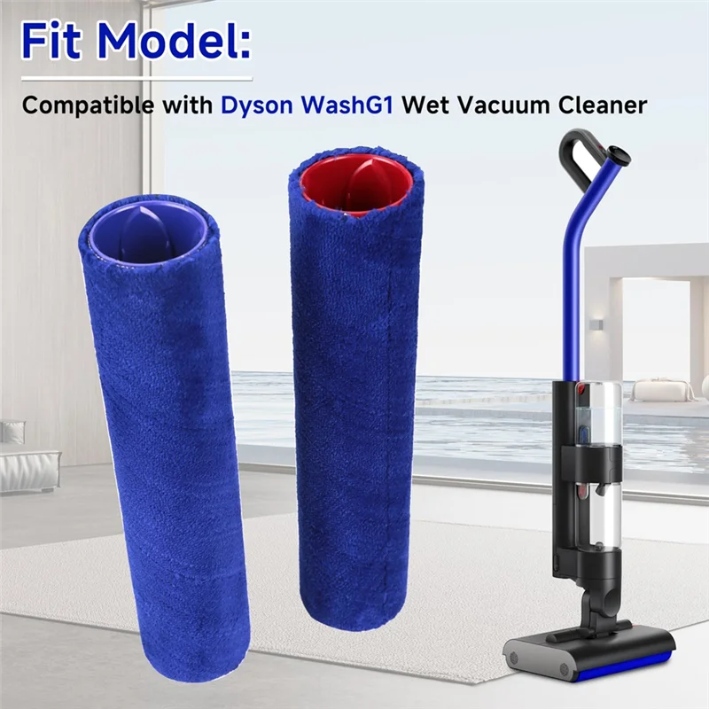 A01V-Spazzola a rullo principale di ricambio per Dyson Wash G1 Wet Robot Aspirapolvere Accessori Pezzi di ricambio Materiali di consumo Morbidi