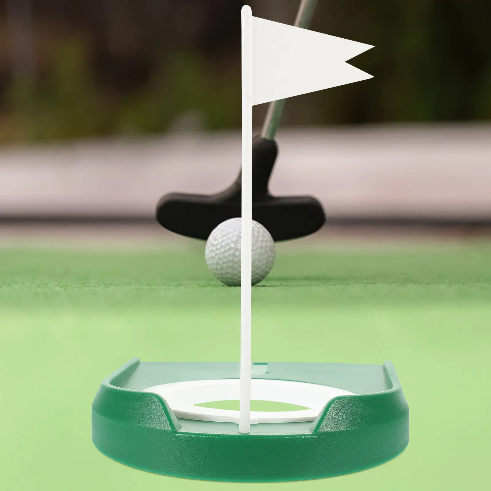 Plastic Putting Cup Golf Hole Cup Portable Practice Aid for Home Office Gym Indoor Training Regulation Size Putting Skills