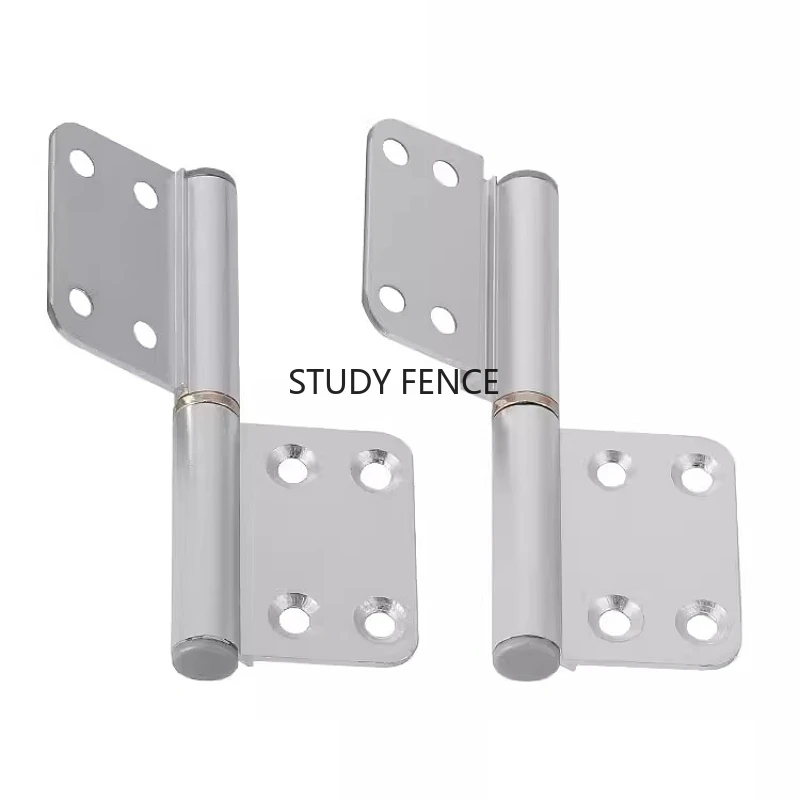 

1pc Aluminum Alloy Door Hinges, Old Style Detachable Hinges, Rotatable 360 ° Hinge, Containing Screws, Hardware Accessories