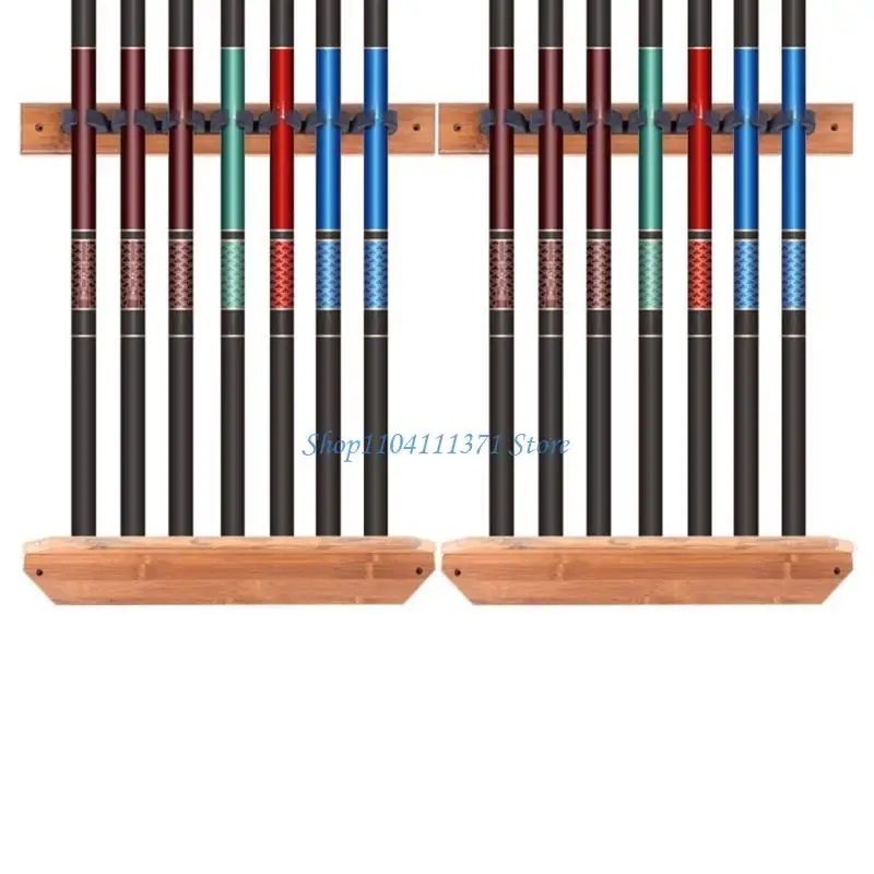 

P9FC Vertical Fishing Rod Storage Holder for Garage Fishing Gear Equipment Organizers