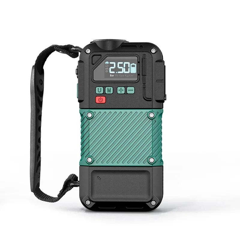 

Wireless tire inflation emergency start power supply all-in-one machine with light charging function