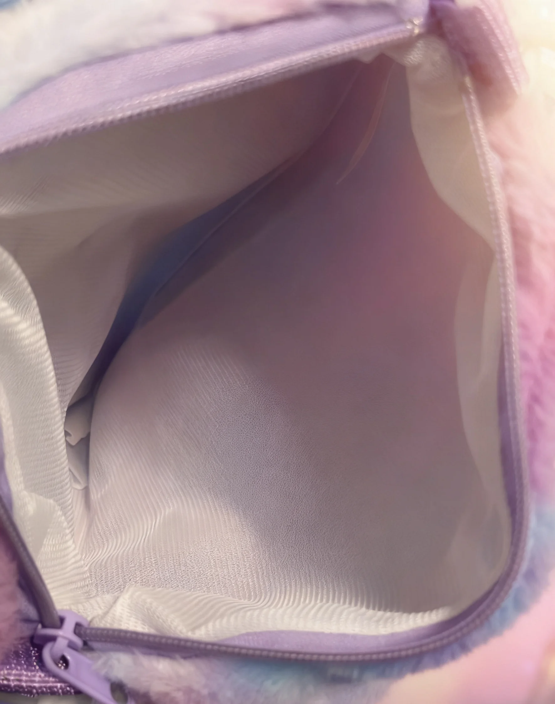 حقيبة كتف لطيفة للأطفال بتصميم مطرز على شكل وحيد القرن للفتيات حقيبة يد من القطيفة بصبغة التعادل #5