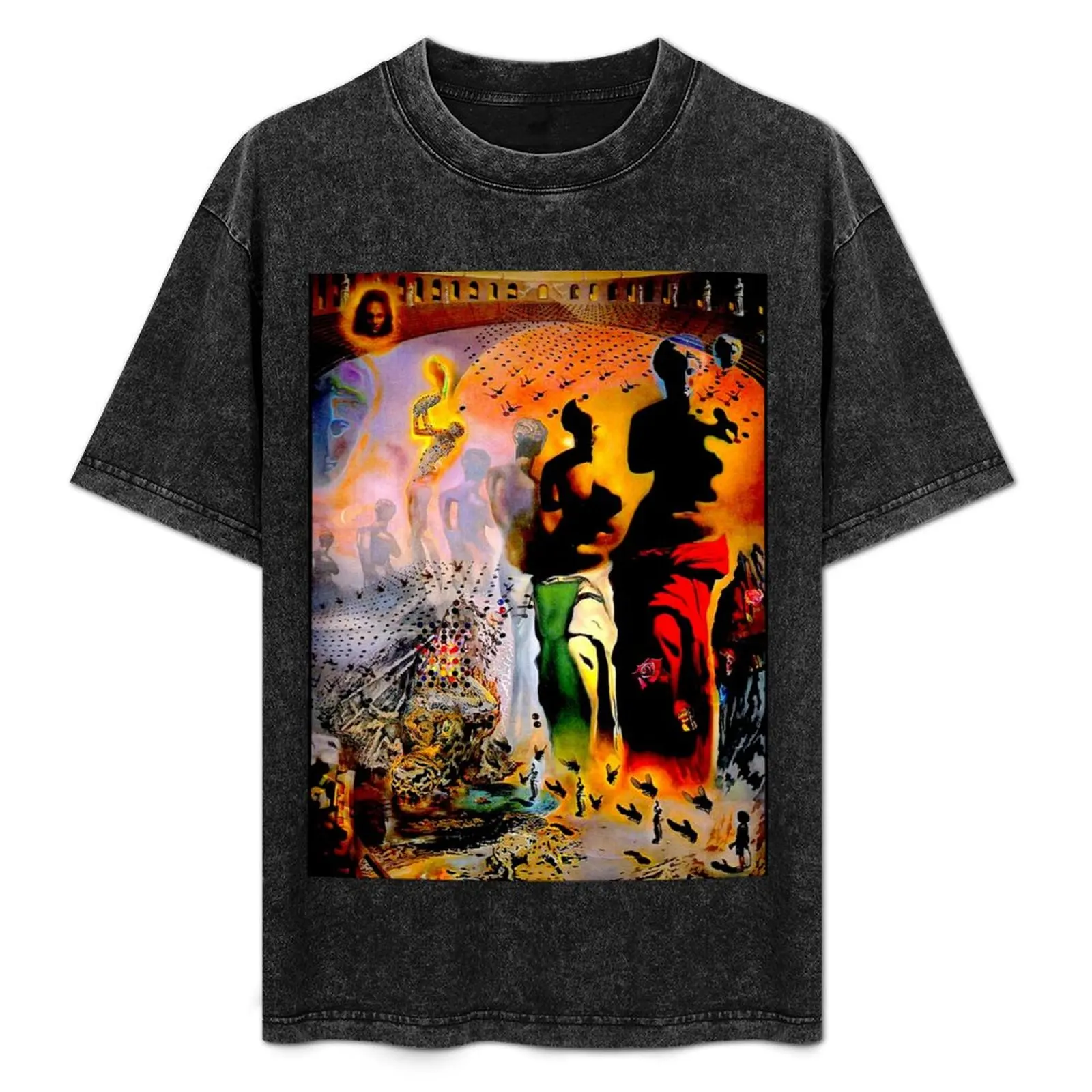 VENUS DE MILO : VintageAbstract Surreal Print T-Shirt Trendy Casual Short Sleeve Shirt