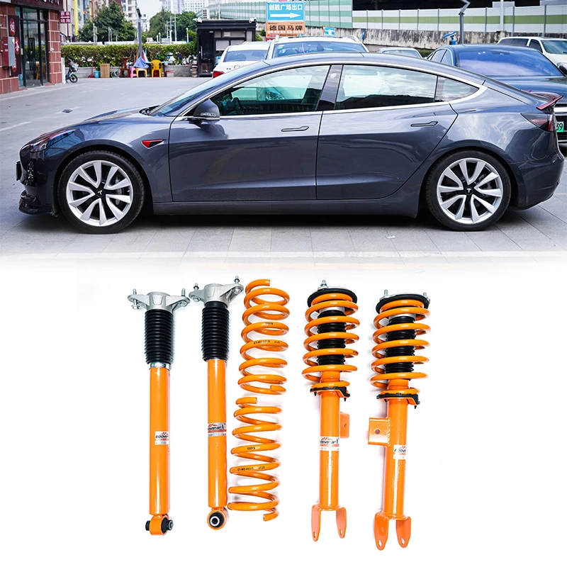 EDDYSTAR High Quality Automotive Suspension Parts High Performance Shock Absorbers Front and Rear Shock Absorbers for tesla