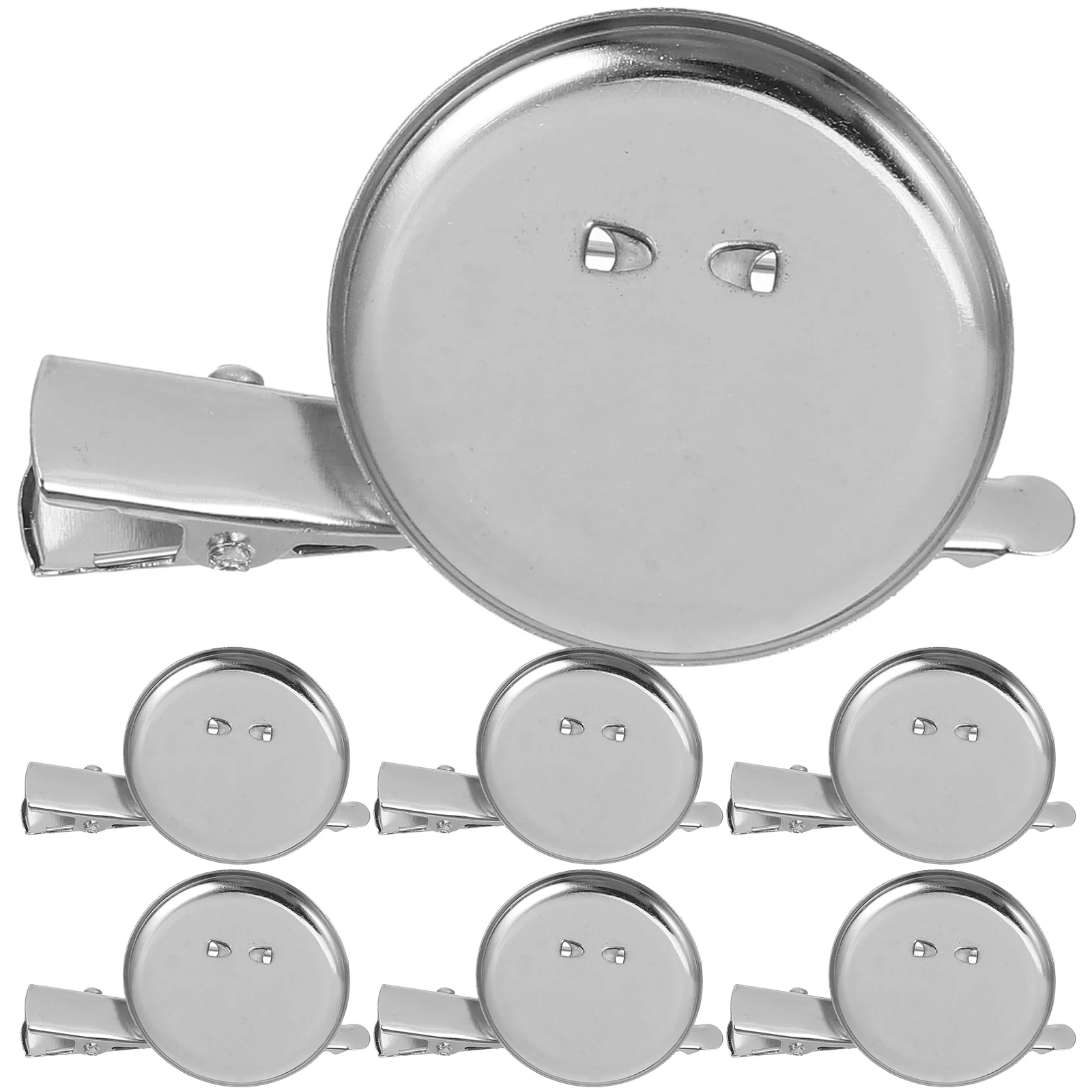 20 PCS Disc Pin Brooch Clamp Findings Coat Hanger Making Accessories