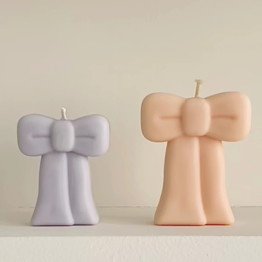 قالب شمع على شكل فيونكة ثلاثية - مراجعة Candle Making Jelly وسعره