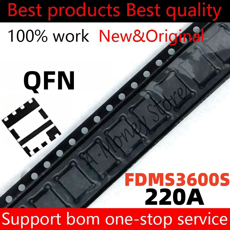 

(5-10pcs)220A 22OA FDMS3600S FDMS3600 QFN-8