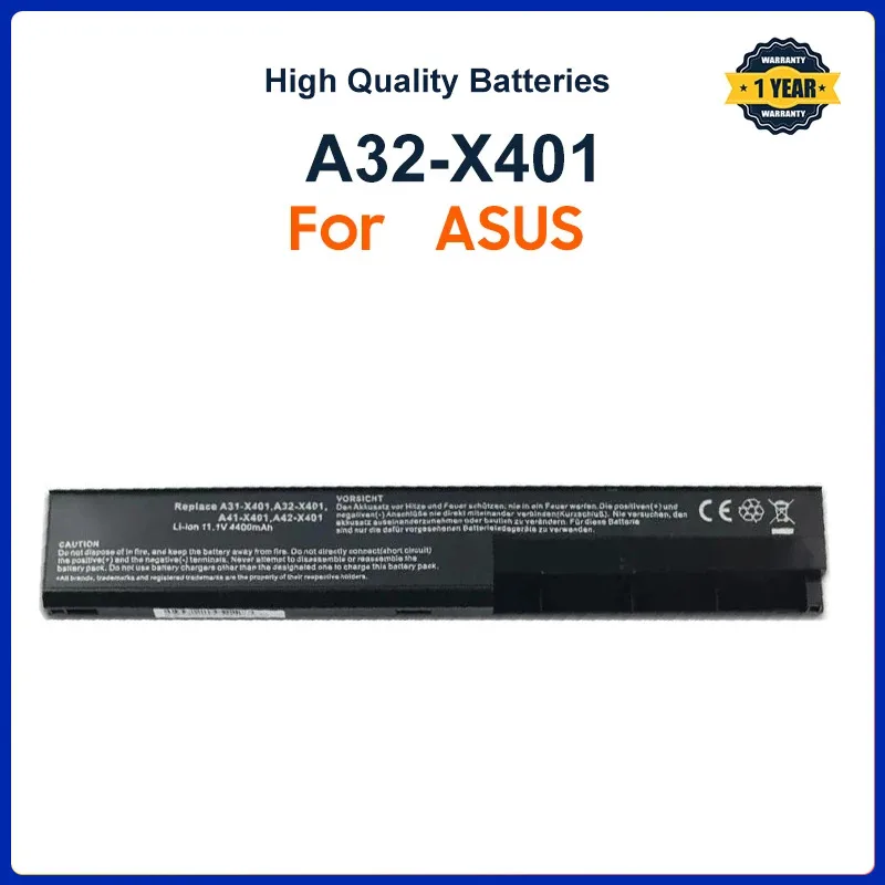 10.8V 5200mAh A32-X401 Laptop Battery for ASUS F301 F401 X301 X301A X401 X401A X501 X501A S301A S401A A41-X401