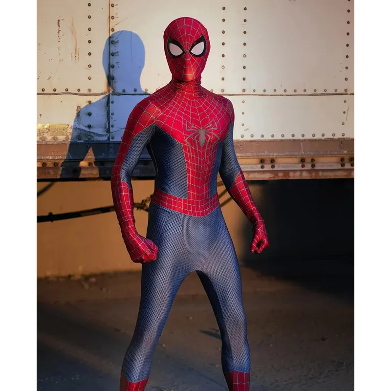 

2025 New Halloween Men TASM 2 Spidercosplay Cosplay Costume Superhero Zentai Suit Adults Kids Boys Male Full Bodysuit Jumpsu★★★