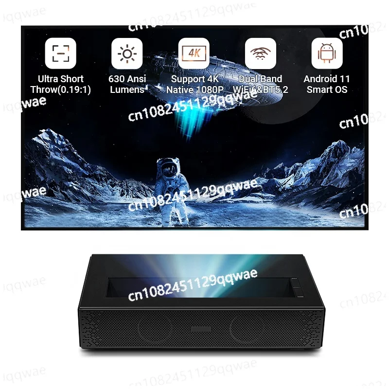 

Проектор D068 6500 люмен, Smart Android TV, высококачественный домашний кинотеатр, проектор для ультракороткого расстояния, 4K