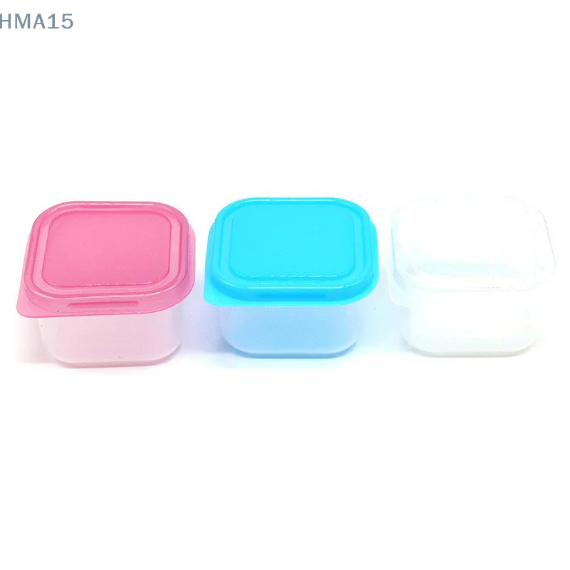 Random Color Food Storage Container Small Plastic Moisture-proof Containers Mini Kitchen Storage Box With Leakproof Lid