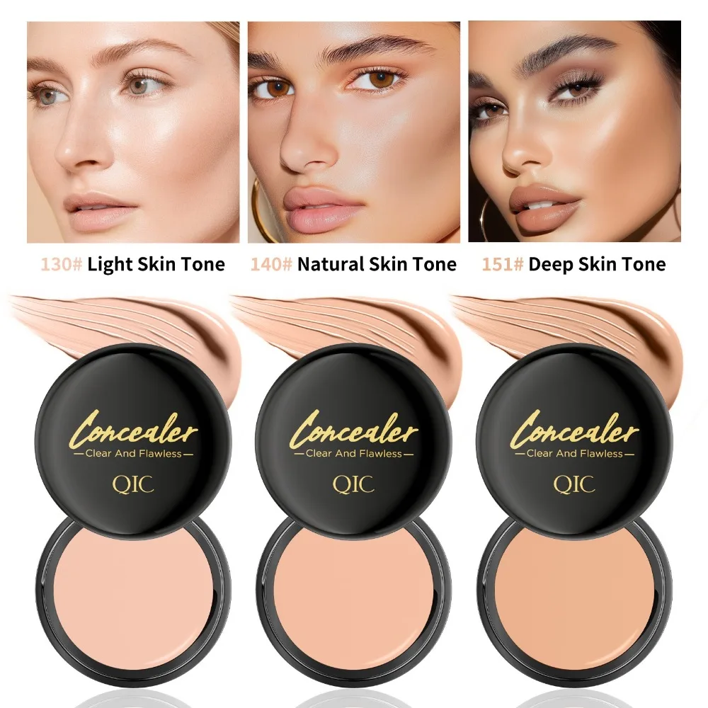 Waterproof Full Coverage Concealer Lasting Brighten Moisturizing Palette Cream Natural Finish Foundation Powerful Concealer