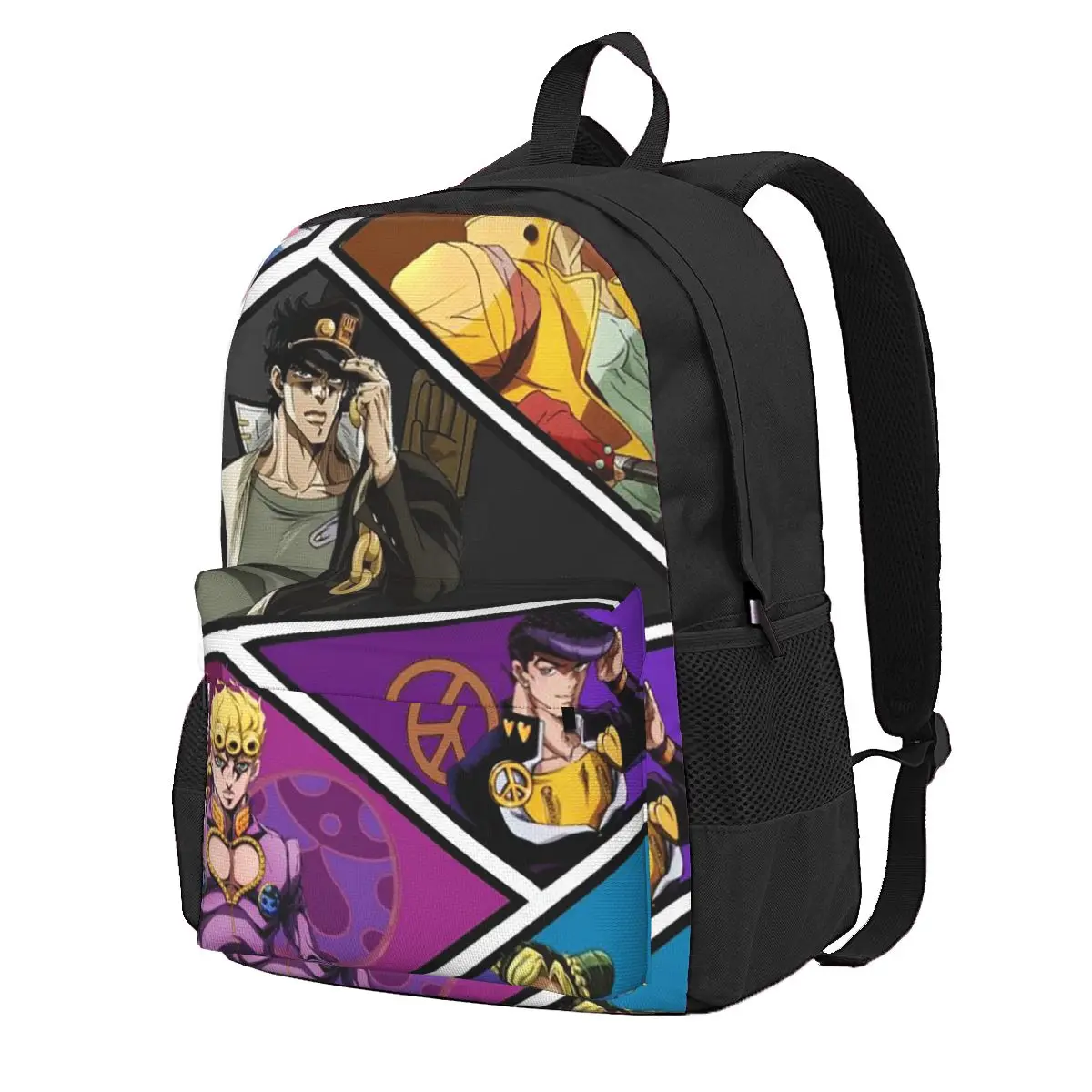 Jojo Bizarre Adventure Joseph Joestar Anime Student Backpack School Bag Daypack for Boys Girls Fashion Bookbag Shoulder Bags