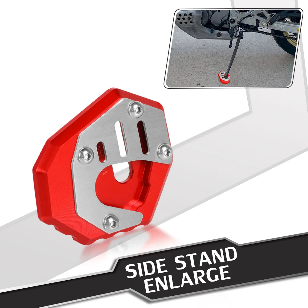 

Foot Side Stand Extension Plate Enlarge For HONDA AFRICA TWIN XRV750 Motorcycle Kickstand Enlarger Support XRV 750 AfricaTwin